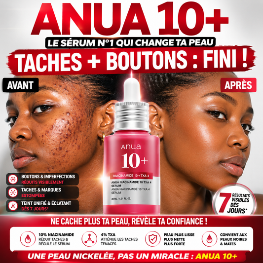 Anua Glow Serum  – Peau Lisse Sans Boutons Ni Taches