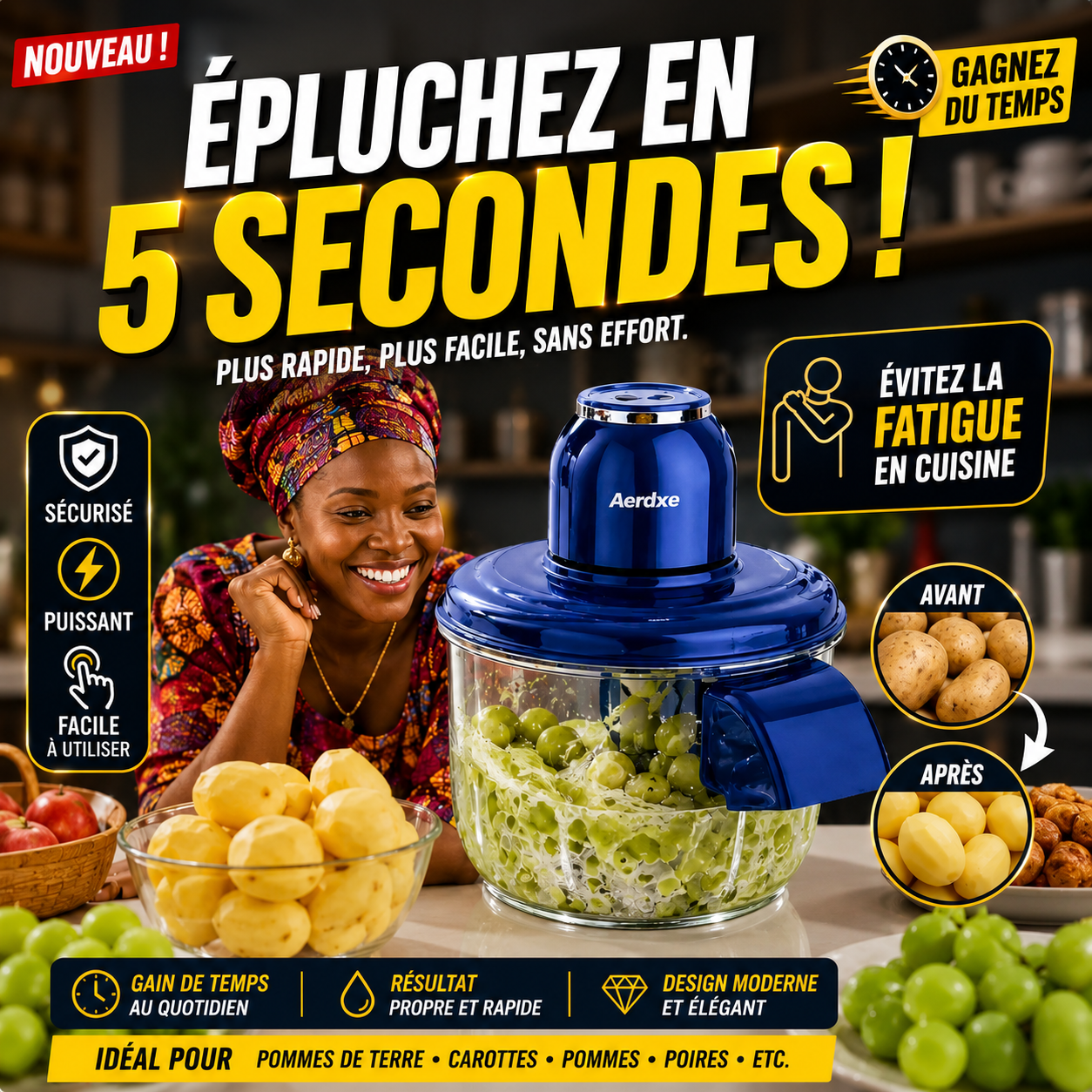 Éplucher Fruits & Légumes Instantané